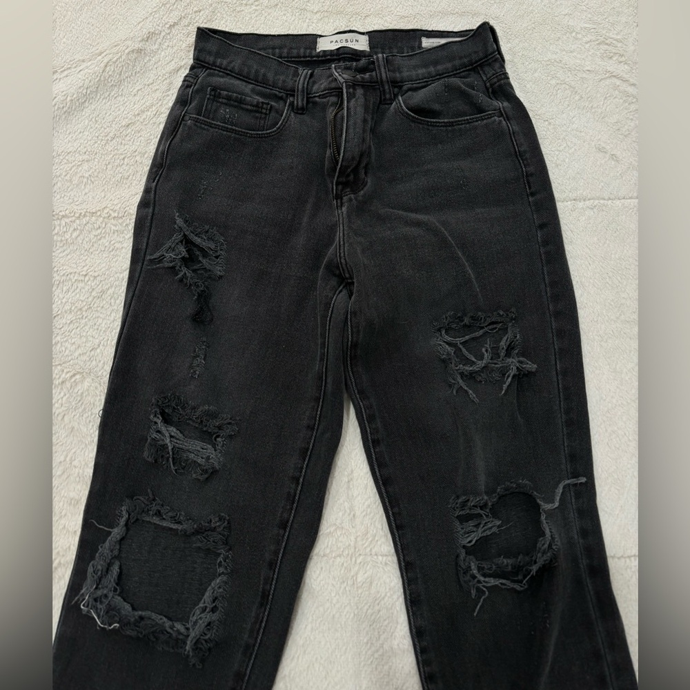 black pacsun ripped jeans